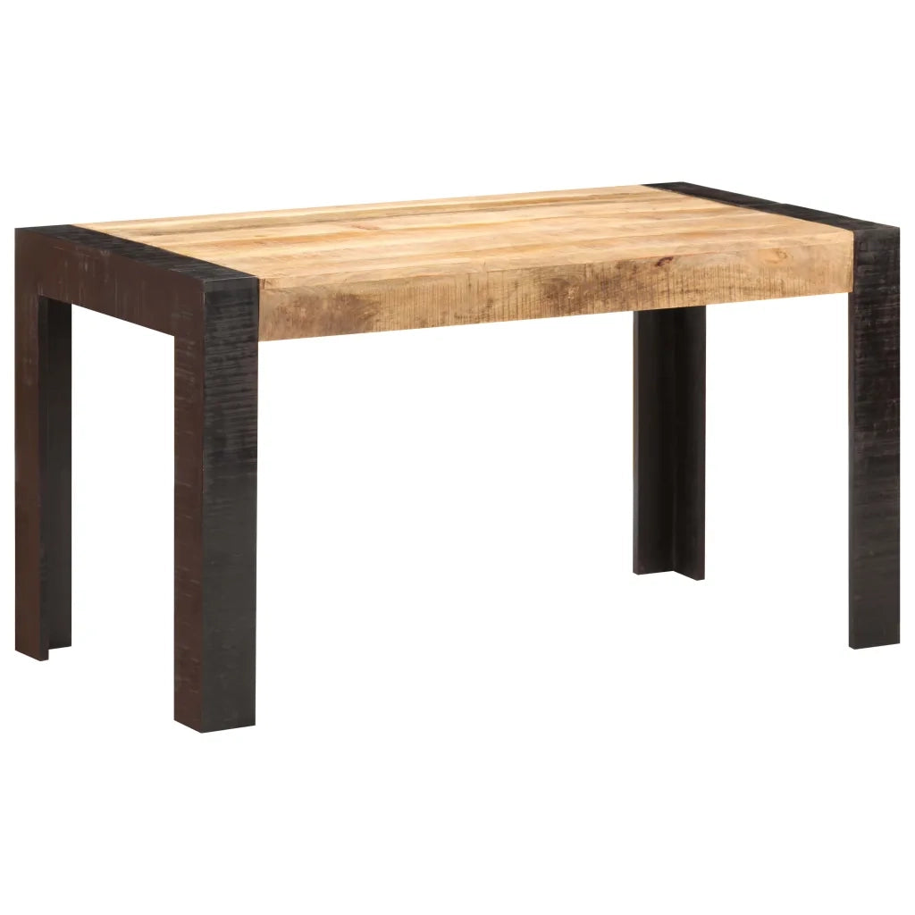 Tavolo da Pranzo | Tavolo da cucina 140x70x76 cm in Legno Massello di Mango Grezzo