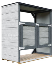 Ricovero per bidoni da giardino 2x240L TIMBELA M980A-TUNDRA CAVERN