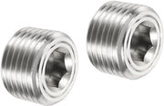 Fitting a Buitendraad Pijpplug Premium in Messing con Zeskantkop Corrosiebestendig e Luchtdicht per 1/4" NPT, 15 mm di lunghezza