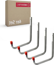 Montaggio a muro 50x300mm set a 4 pezzi - supporti di apparecchiature fissaggi a muro - montaggio a muro - carico di 30 kg