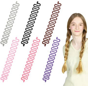 100 pezzi di clip per capelli falso, clip a U metalliche, clip per capelli falso, clip per prughe, clip a 6 denti per pettine, clip a click per capelli falso, capelli falso a U, clip e accessori, 4 colori