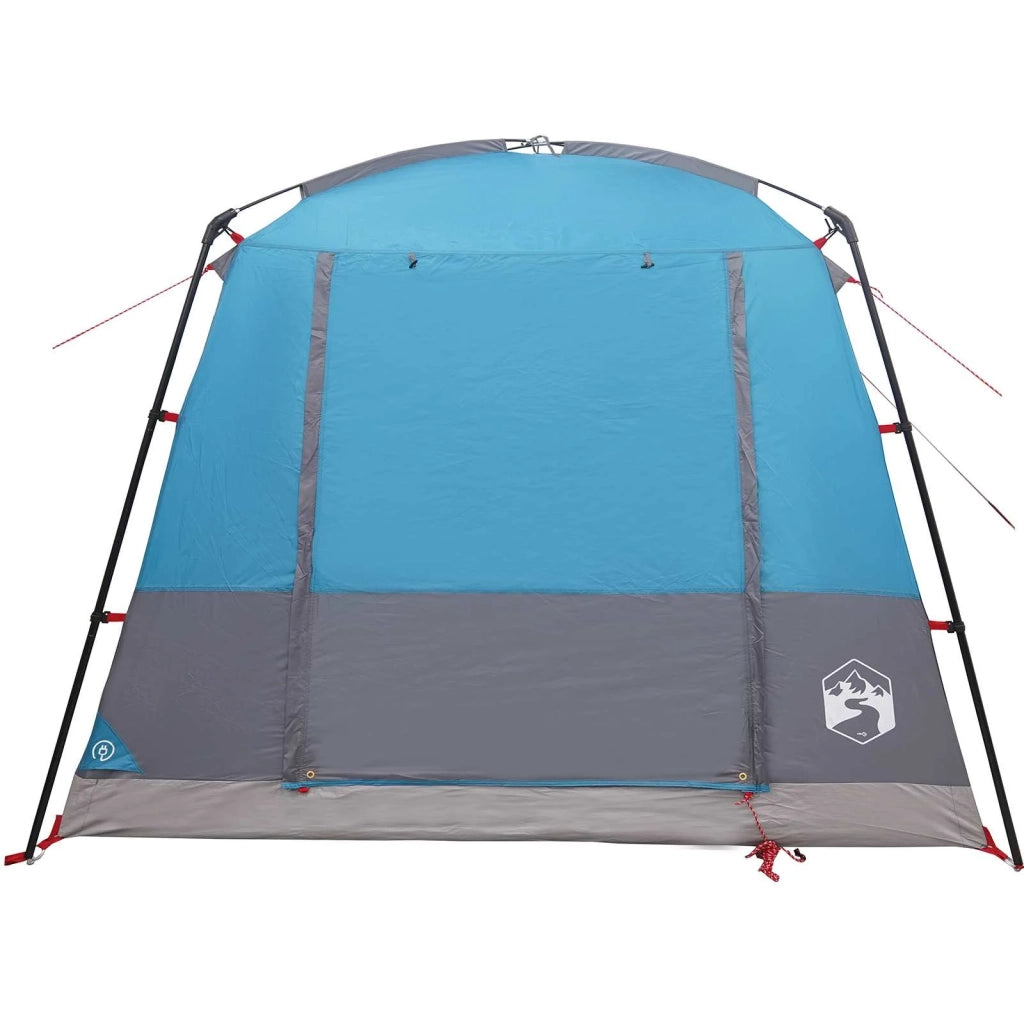 Tenda Party Blu 10 persone Poliestere 185T con rivestimento PU