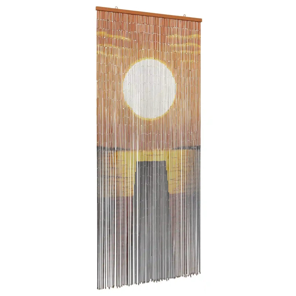Tenda per Porta Antinsetti multicolore 200 x 90 cm Bambù