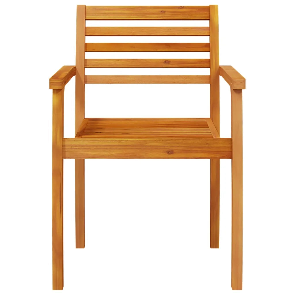 Sedie da Giardino 4 pz | Sedie da Esterno 59x55x85 cm Legno Massello di Acacia