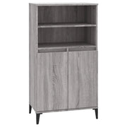 Credenza-Buffet-Armadio da cucina Grigio Sonoma 60x36x110 cm in Legno Multistrato