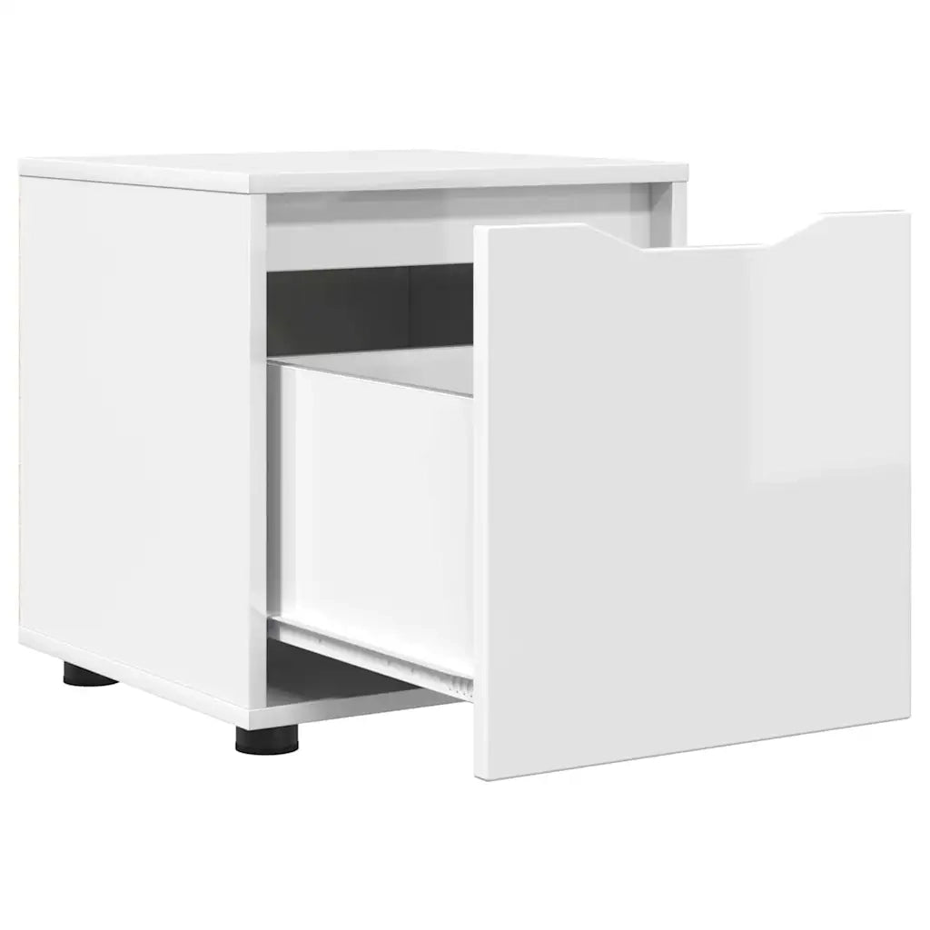 Mobile da Bagno | Armadio da bagno Bianco Lucido 40,5 x 40 x 44 cm