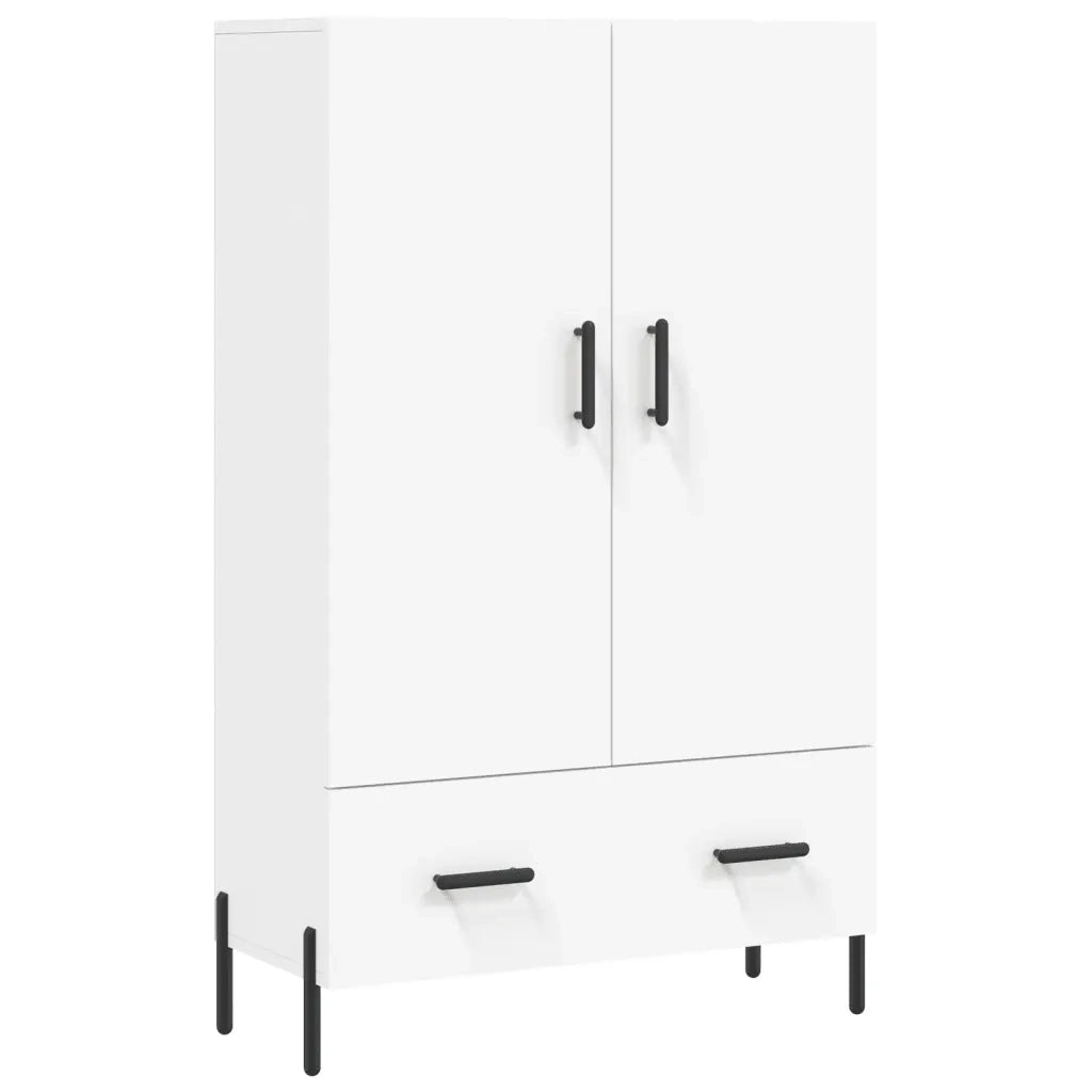 Credenza Bianca 69,5x31x115 cm in Legno Multistrato 828244