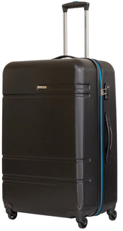 Trolley Valigia Grande Rigida in ABS 4 Ruote TSA Ravizzoni Sangria Nero