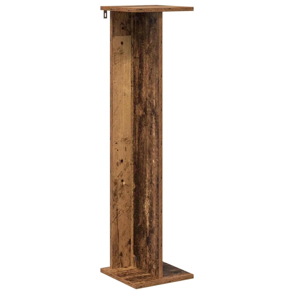 Supporto per piante 2 pcs Legno vecchio 25 x 25,5 x 100,5 cm 899639