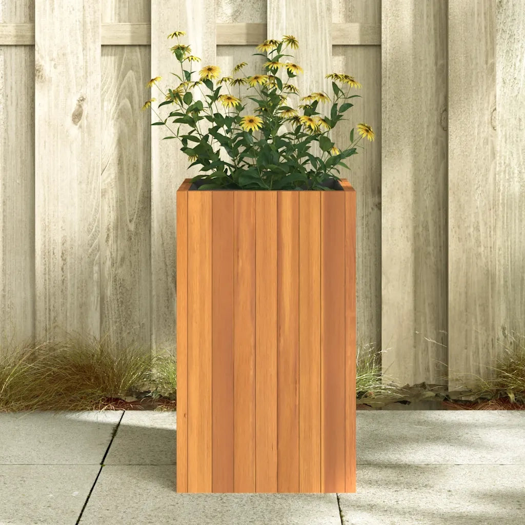 Fioriera da Giardino 35x35x60 cm in Legno Massello di Acacia 366503