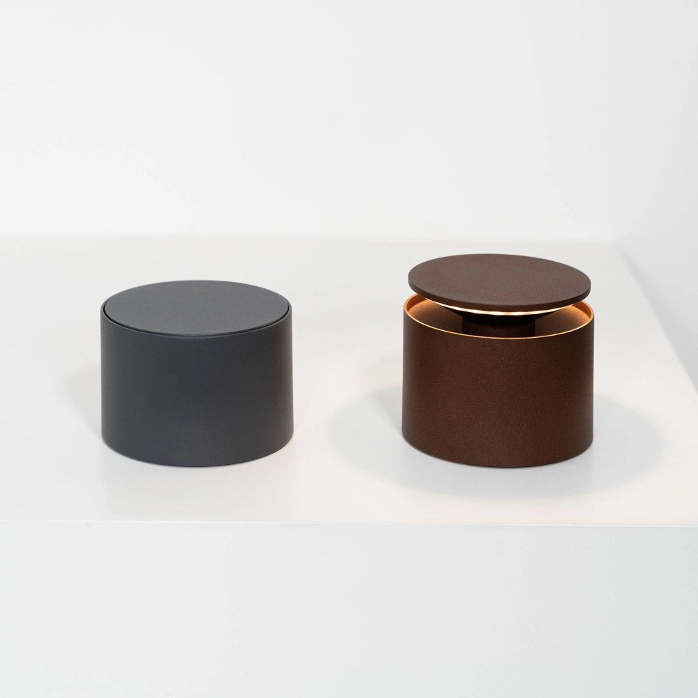 Lampada a led da tavolo Push Up Corten portatile e ricaricabile