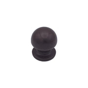 Pomolo fisso per porta SAGUATTI 869/50UAB in alluminio marrone opaco