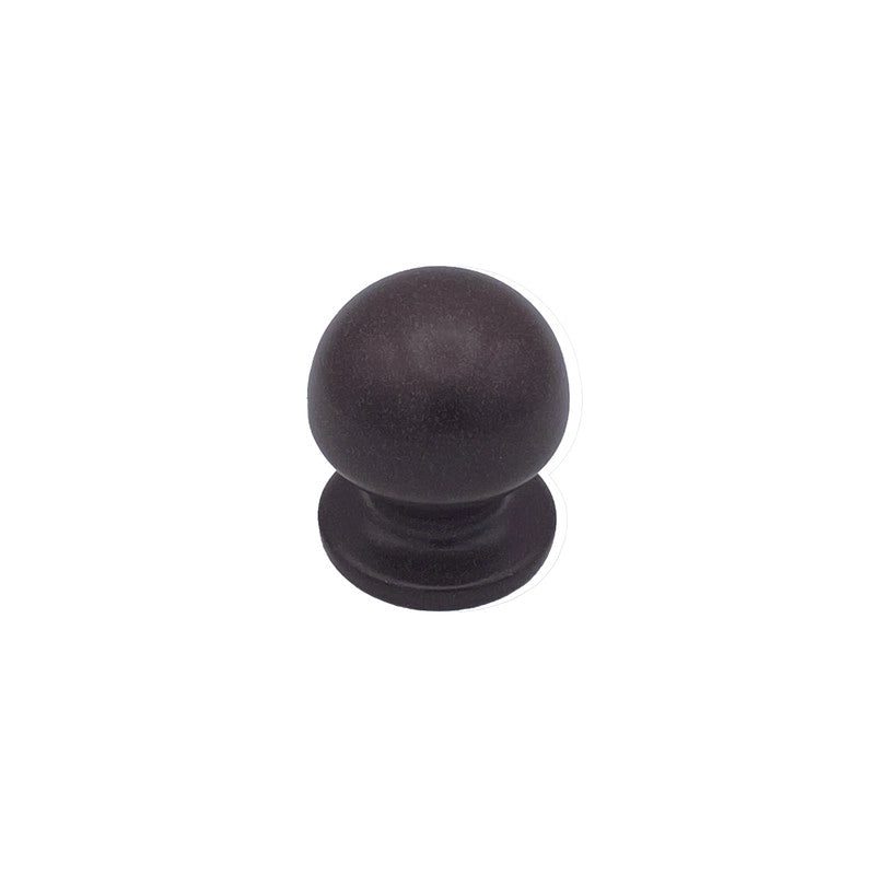 Pomolo fisso per porta SAGUATTI 869/50UAB in alluminio marrone opaco