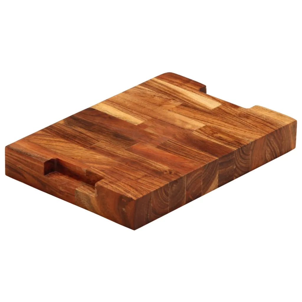 vidaXL Tagliere 30x21x4 cm in Legno Massello di Acacia