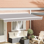Tenda Tenda per telaio da 4 m Grigio chiaro 3.8x0.2 m