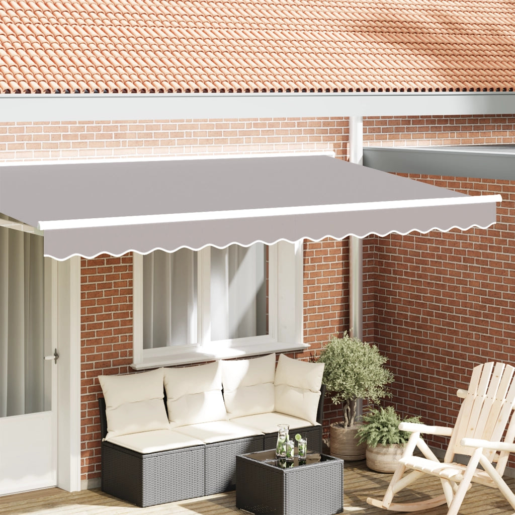 Tenda Tenda per telaio da 4 m Grigio chiaro 3.8x0.2 m