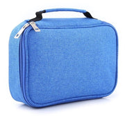 Etui di grande capacità - Opvougbile Etui - Organizzatore multifunzionale - Borsa per matite - Chiusura a cerniera - 72 tasche - Borsa per pennarelli