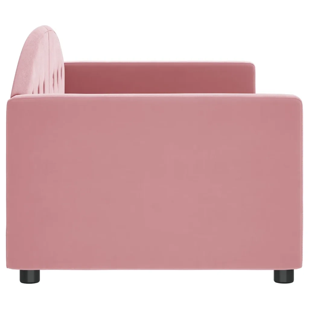 Letto da Giorno Rosa 80x200 cm in Velluto