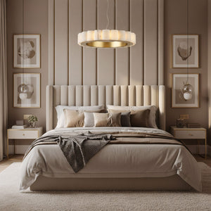 Lampada Da Soffitto App1801-cp 50 Cm Brush Gold