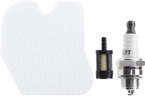 Set di filtro d'aria da 3 pezzi - Filtro del carburante - Filtro dell'accendino L7T - Numero di ordine 545061801 - Compatibile con Husqvarna 230/235/236/240 - Kit di manutenzione per sega a catena - Kit di riparazione