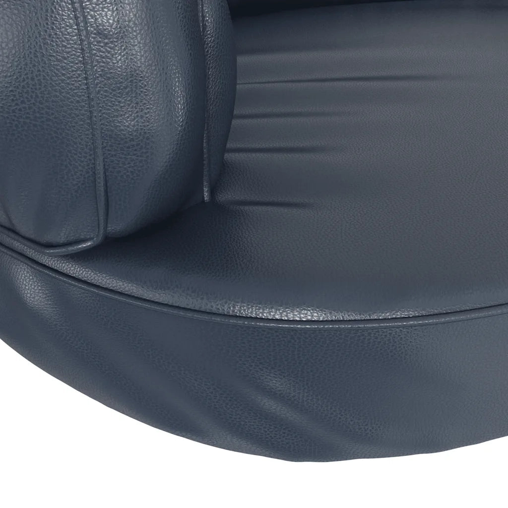 Letto Cani Ergonomico Gommapiuma Blu Scuro 88x65 cm Similpelle 171315