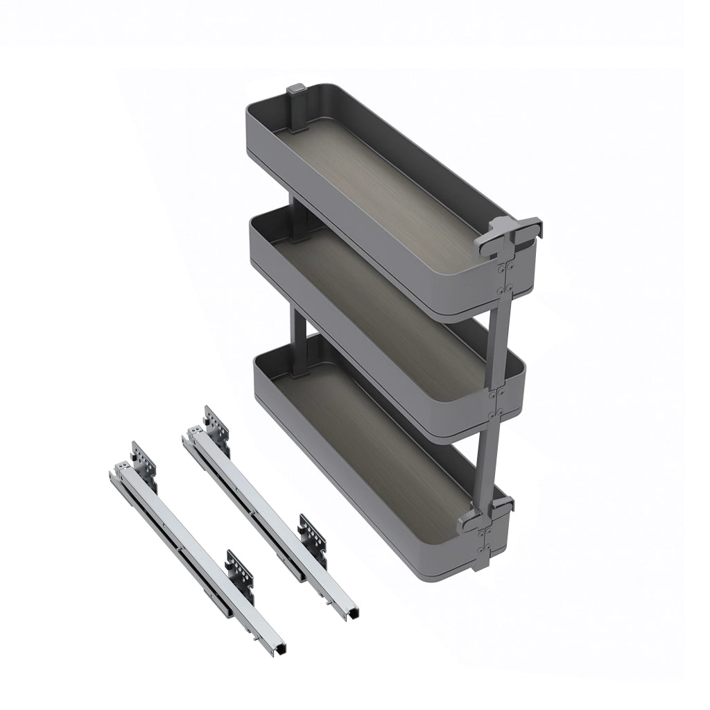 Portabottiglie laterale estraibile Harmony con chiusura soft