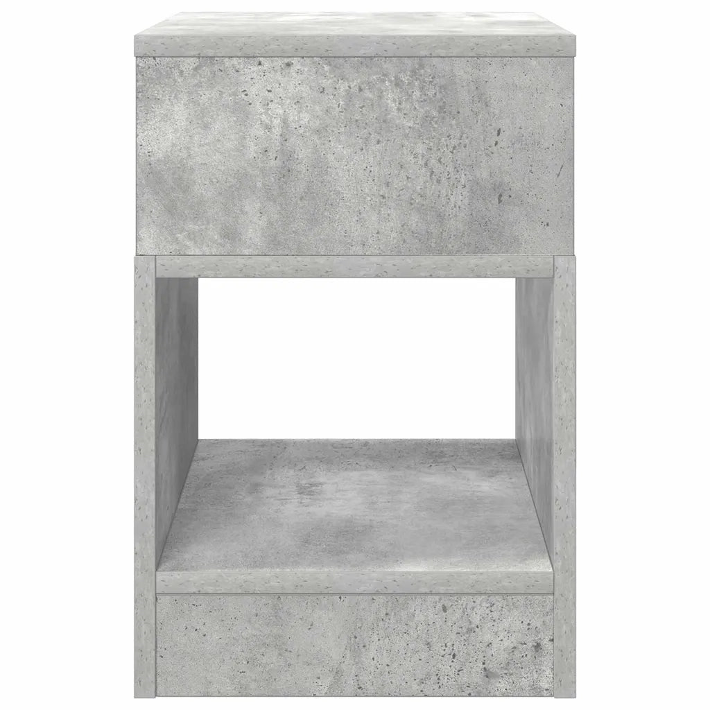 Tavolino 2 pcs Grigio cemento 30,5 x 30 x 45 cm