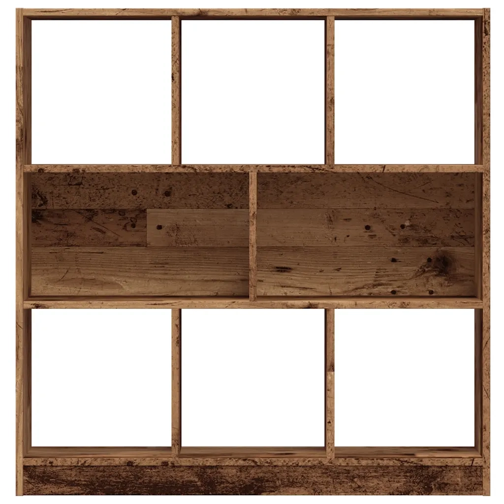 Libreria-Scaffale per Libri-Mobile di Stoccaggio in Legno Antico 97,5x29,5x100 cm Legno Multistrato