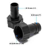 HJ-5000 ECO Pompa da laghetto 4000l/h 65W per circolazione acqua fontana