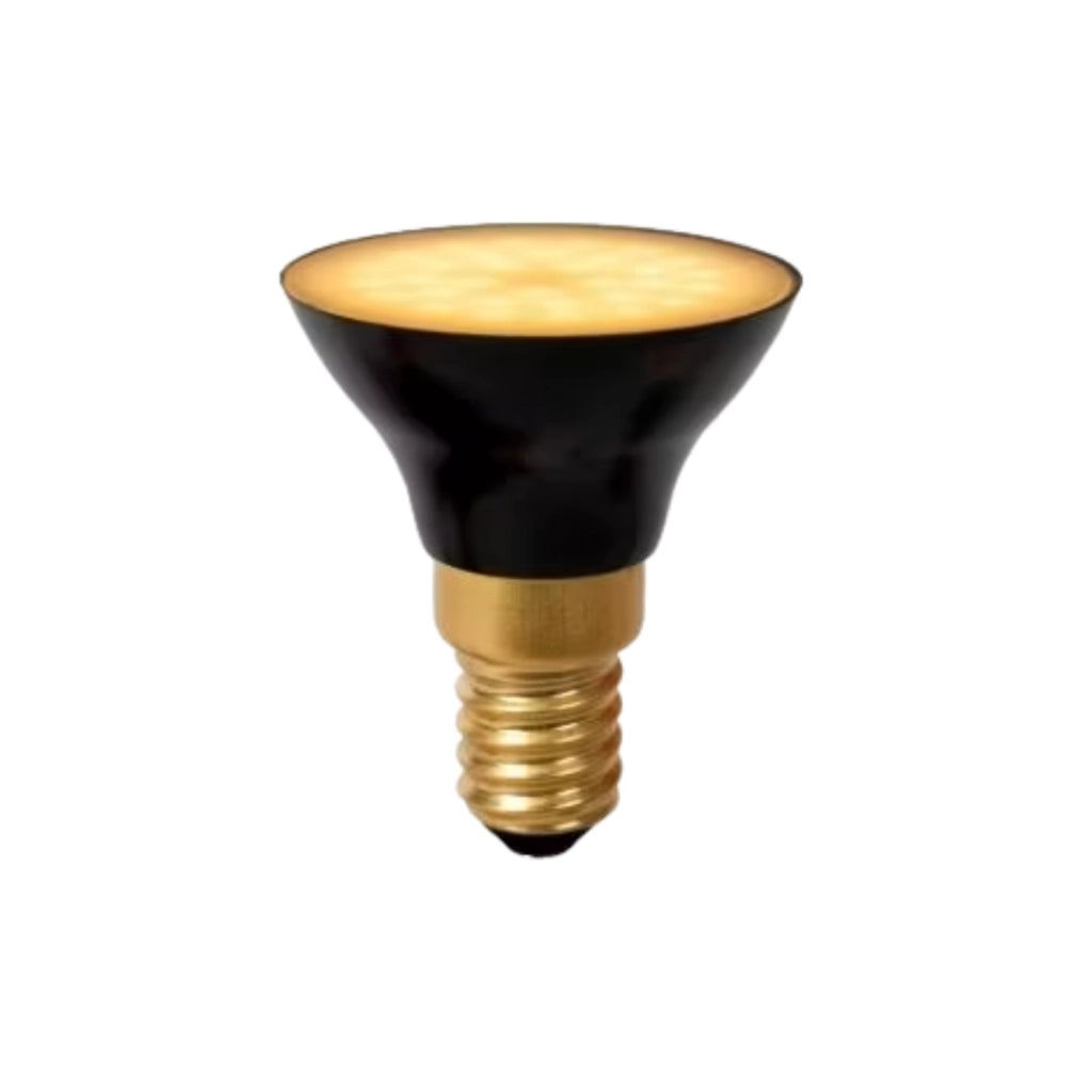 Lampadina LED G45 E14 5W dimmerabile nera 2700K Lucide