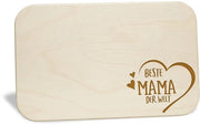 Piatto da colazione personalizzato con stampa | Regalo per mamma per la festa della mamma, compleanno, Natale | Piatto da taglio personalizzato con frase motivazionale | Idee regalo, regalo di compleanno, piccola sorpresa