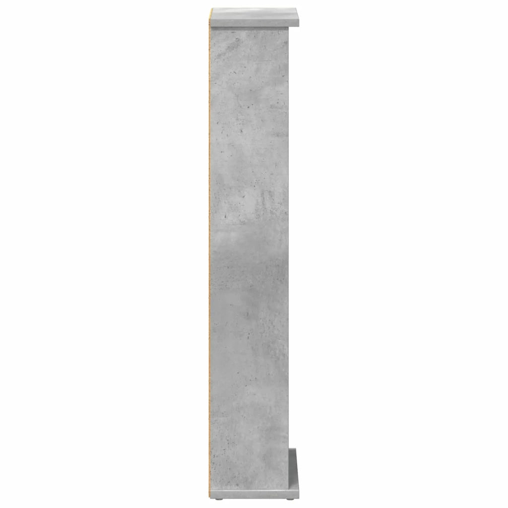 Mobile per CD Grigio Cemento 60 x 17 x 92 cm 8012752