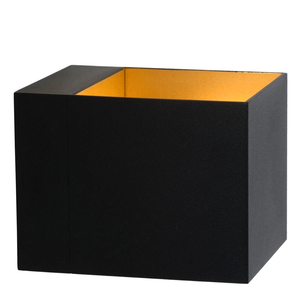 Applique Lucide Devi nera/ottone G9 42W in alluminio