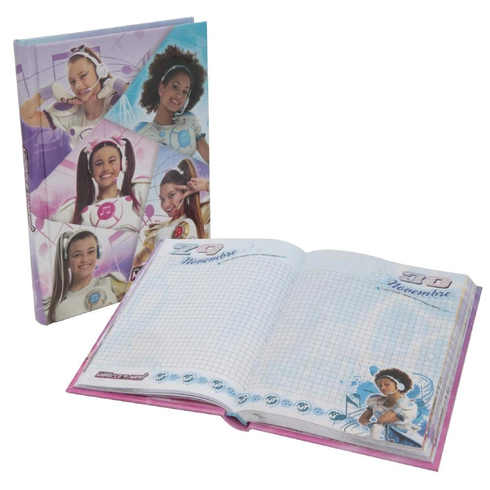 Trade Shop - Diario Scolastico Miracle Tunes 10 Mesi Scuola Elementare Media 320 Pagine -