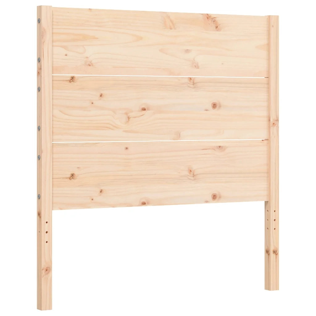 Giroletto con Testiera 100x200 cm in Legno Massello 3194626