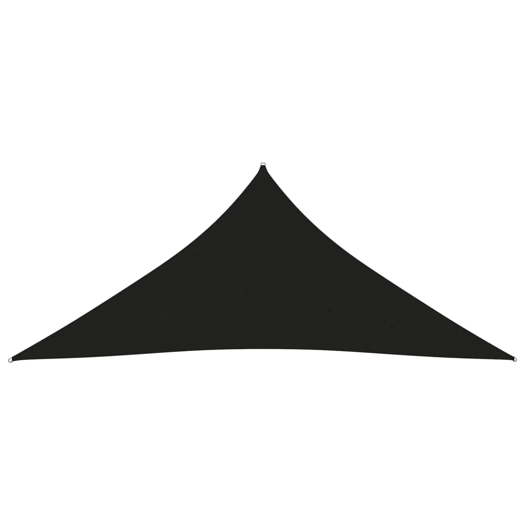 Telo parasole vela parasole triangolare tessuto Oxford 5 x 5 x 5 m nero 02_0009908