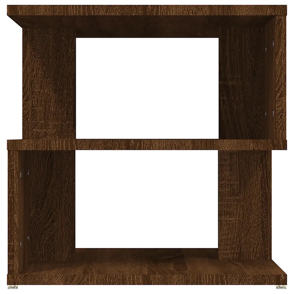 Tavolino da Salotto Rovere Marrone 40x40x40cm Legno Multistrato 815812