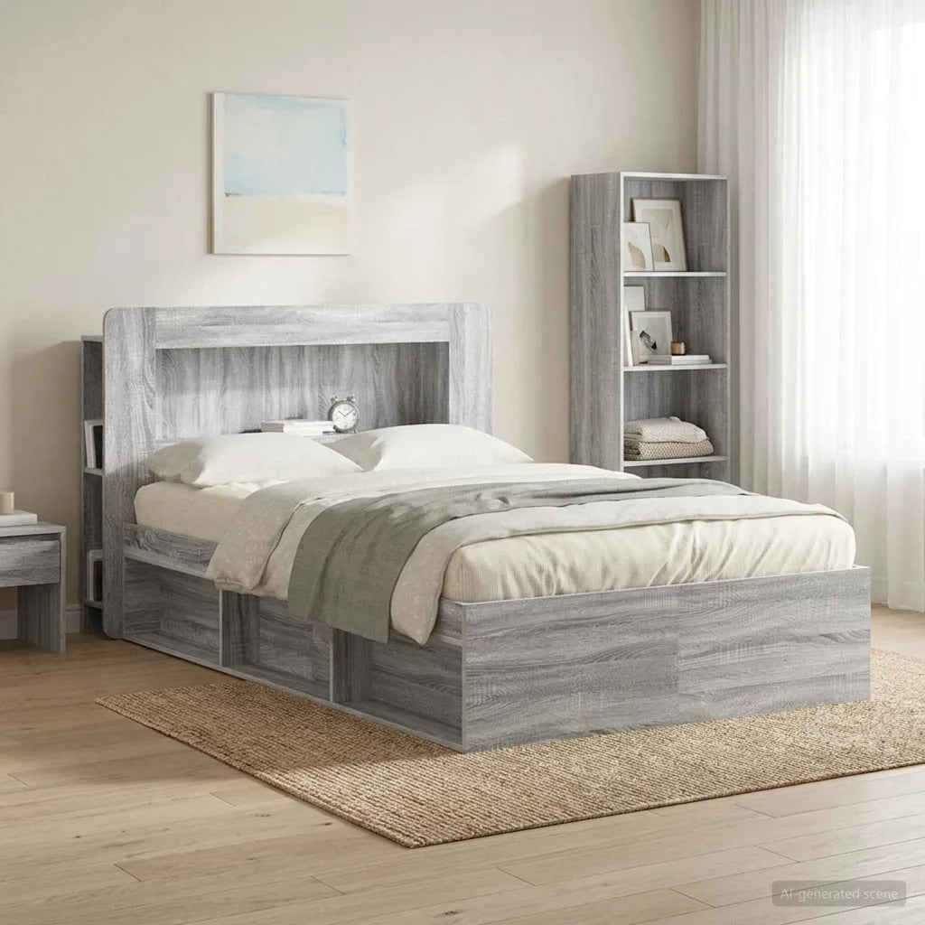 Testata del letto Grigio Sonoma Legno ingegnerizzato 8001261