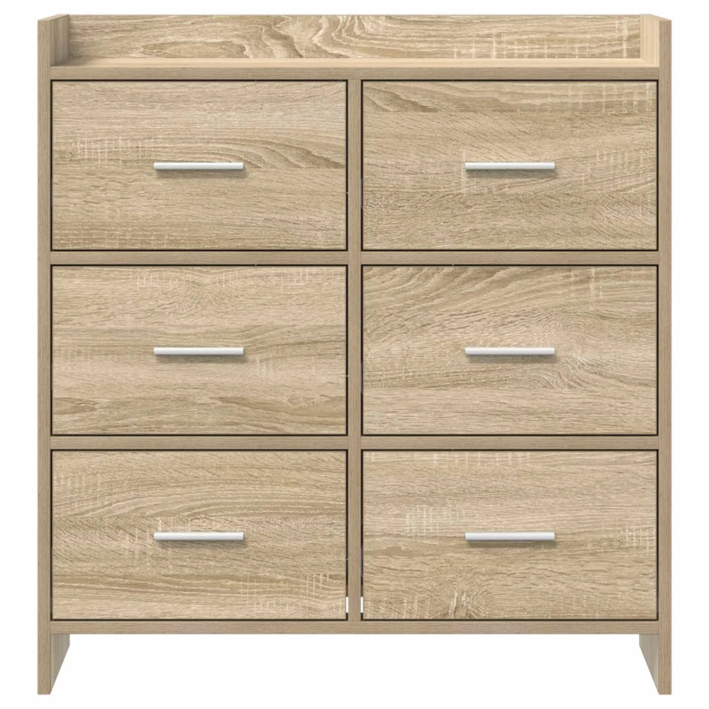 Credenza Rovere Sonoma 75 x 33 x 80 cm Legno ingegnerizzato 8011101