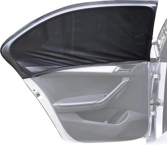 Set di protezione solare per bambini in auto con 2 ombrelli per auto, protezione UV per bambini con chiusura rapida