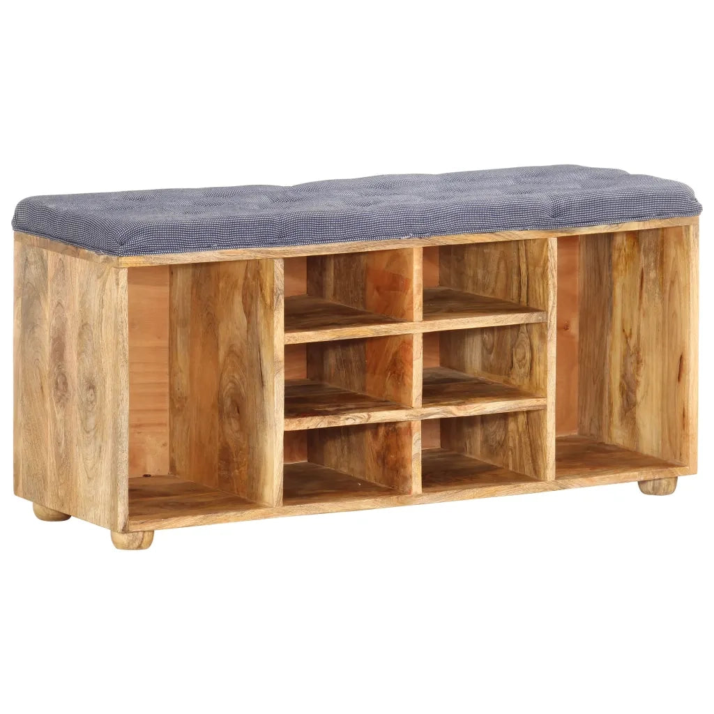 Panca da ingresso-Sgabello-Panca da Corridoio 100x35x47 cm in Legno Massello di Mango