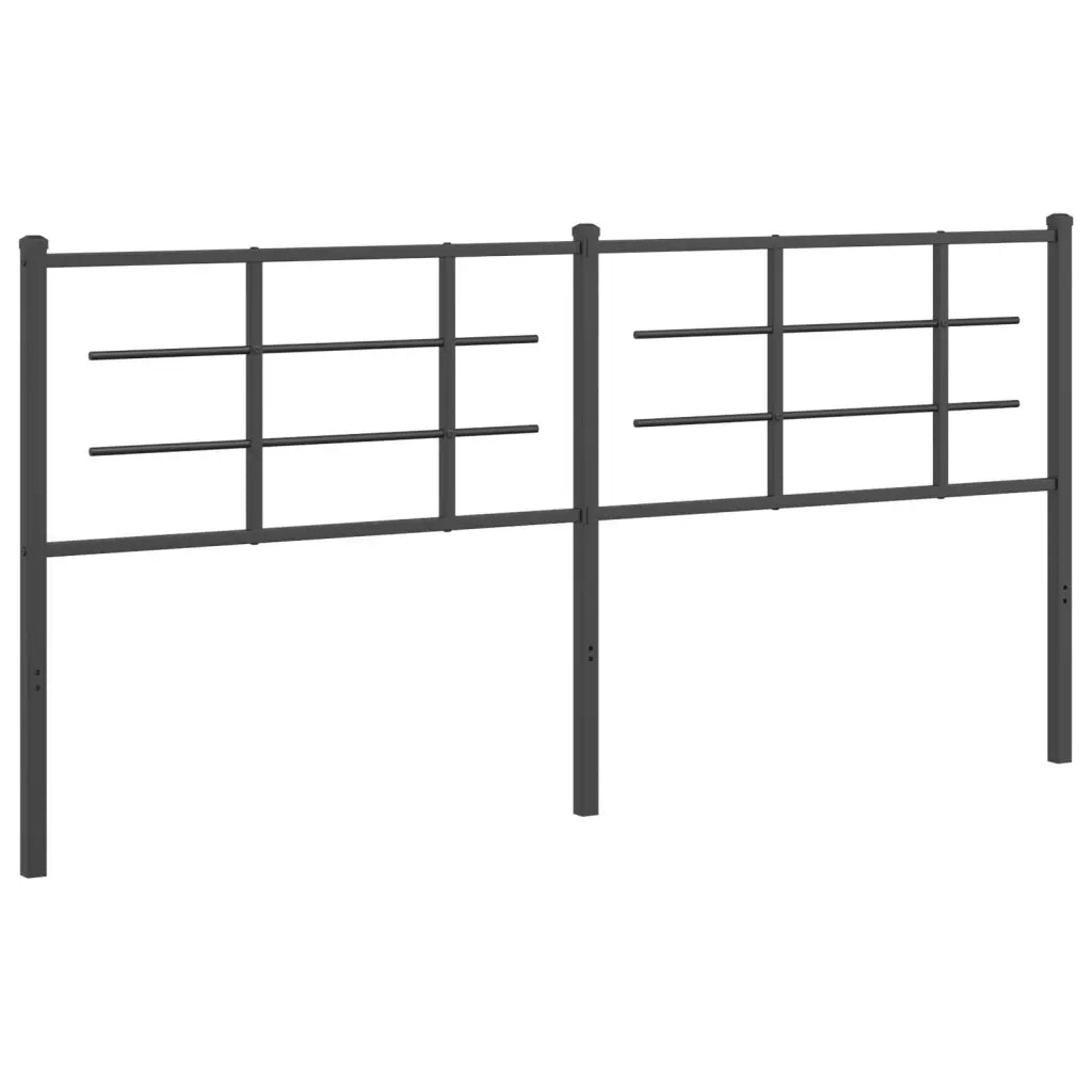 Testiera | Testata di Ricambio in Metallo Nero 180 cm