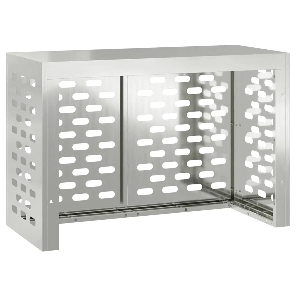 Copertura per condizionatore d'aria Argento 90 x 40 x 60 cm 865895