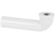 Curva lunga wc rigida maschio femmina in pvc  ? 100  l= 400 mm  Nicoll s.r.l.