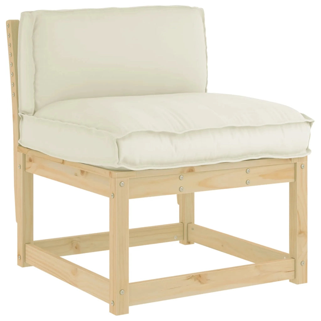Cuscino Crema 80 x 40 x 12 cm Tessuto Oxford 42001530