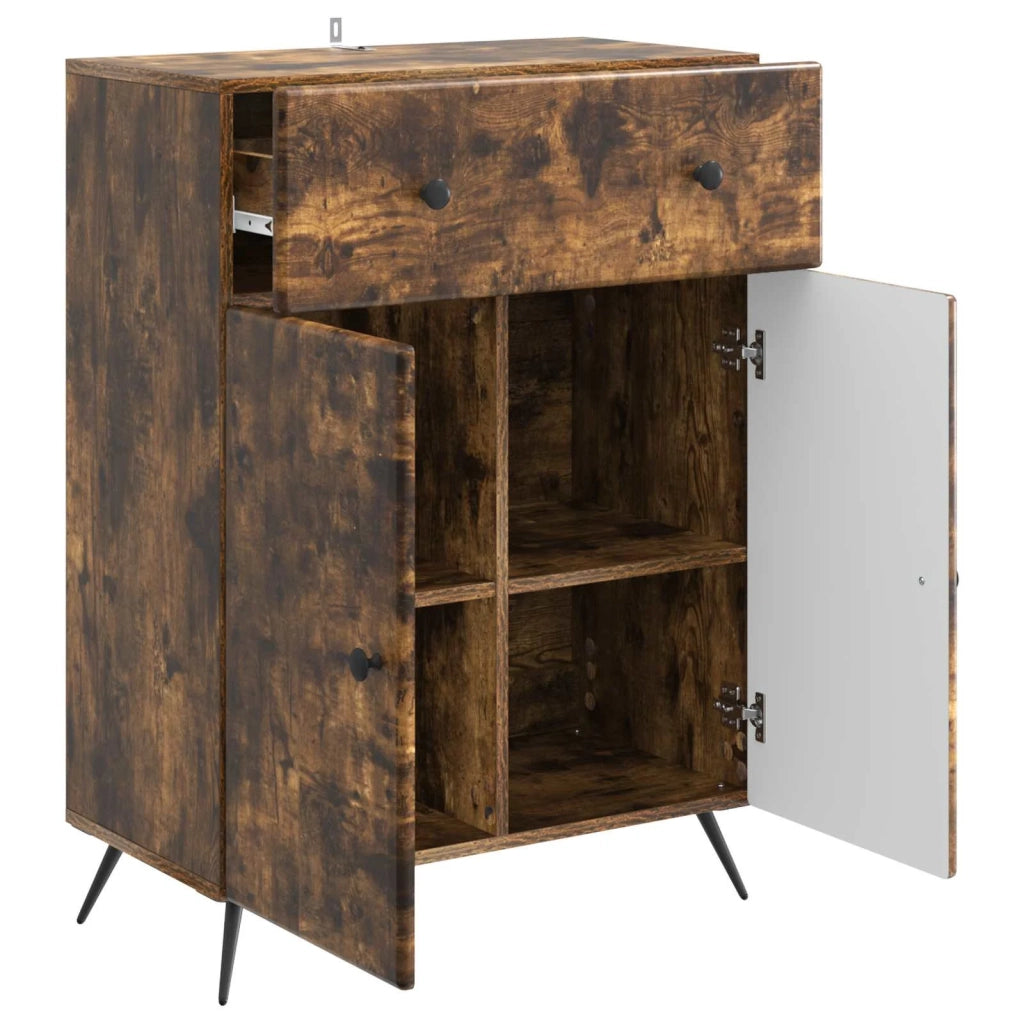 Credenza Rovere Fumo 66 x 34,5 x 90 cm Legno ingegnerizzato 895560