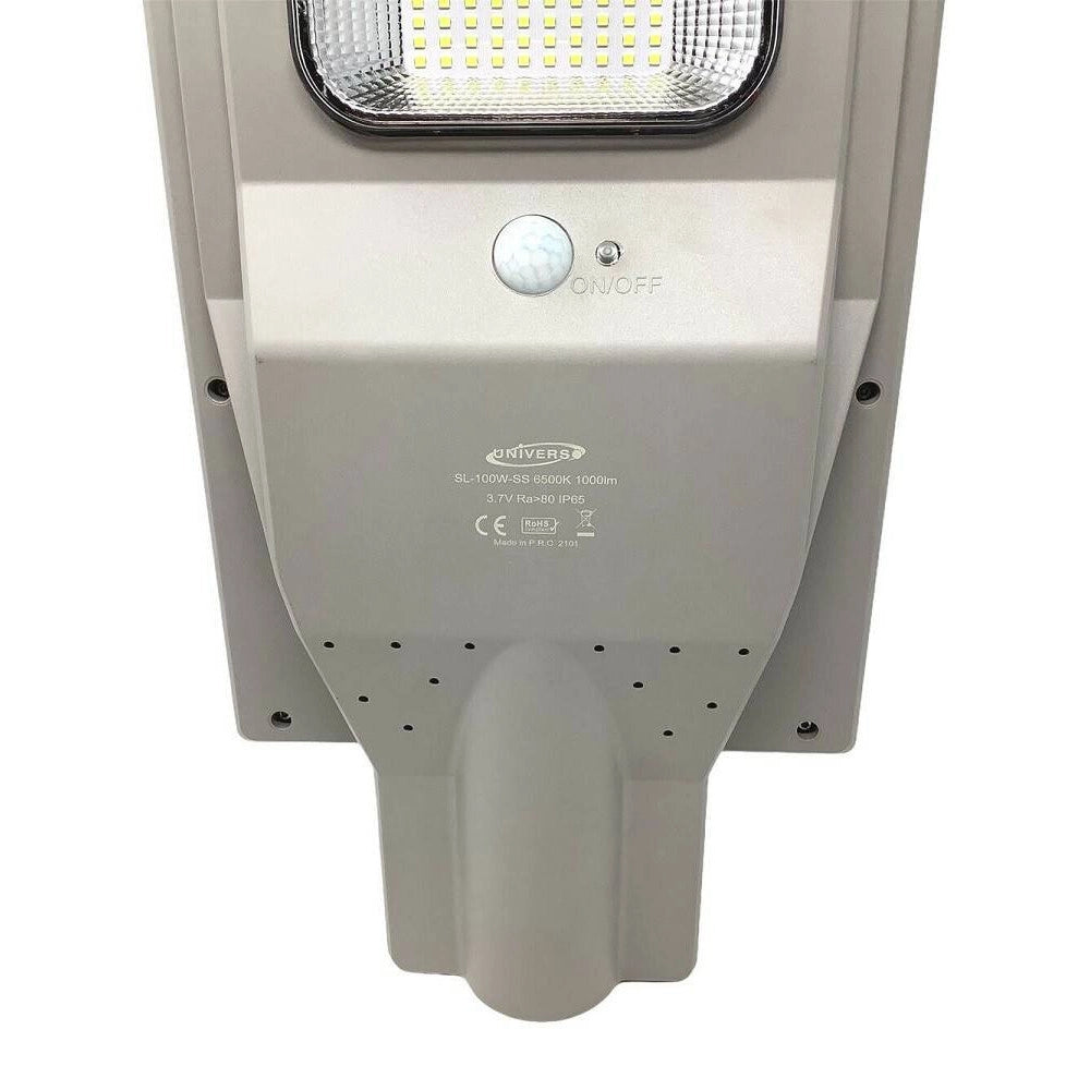 Trade Shop - Faro Stradale Led Lampione Solare 150w Luce 6500k Sensore Movimento Sl-150w-ss -