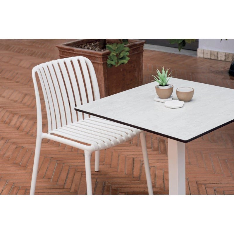 Piano In Alluminio 80X80 Bianco Moia
