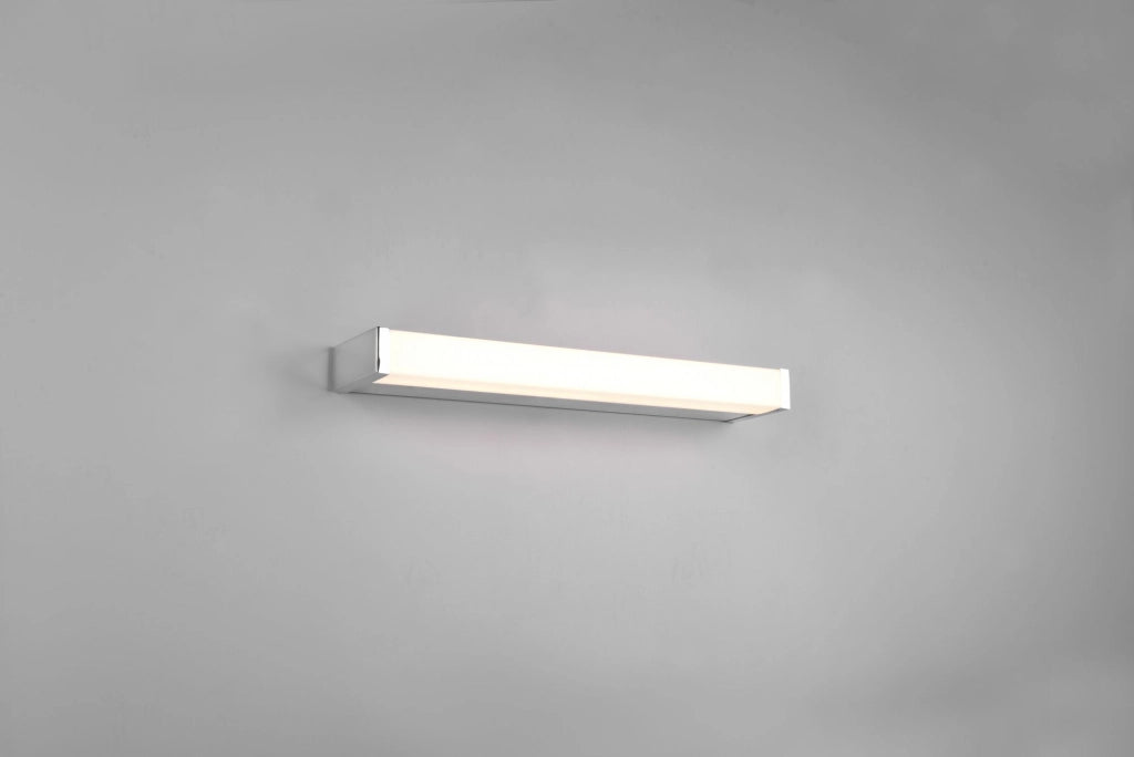 FABIO H2O APPLIQUE DA BAGNO LED 6,5W · 1x 750lm, 3000K CROMO IP44 L. 42,5CM DIMMERABILE