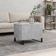 Tavolino Salotto Grigio Cemento 60x44,5x45 cm Legno Multistratocod mxl 102765